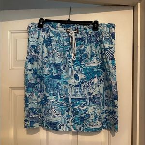 EUC lilly Pulitzer one of a kind!! Catch of the day shirt size L